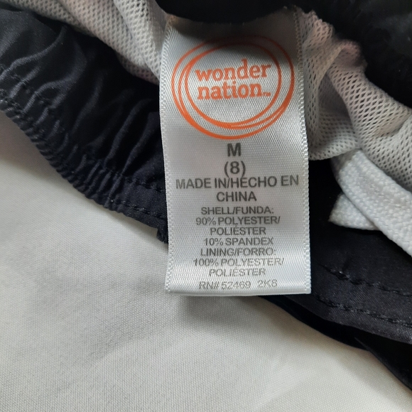 Size M(8) Boys Swim Trunks with Shark Design and Zip Pocket. Flawed. - Picture 3 of 9